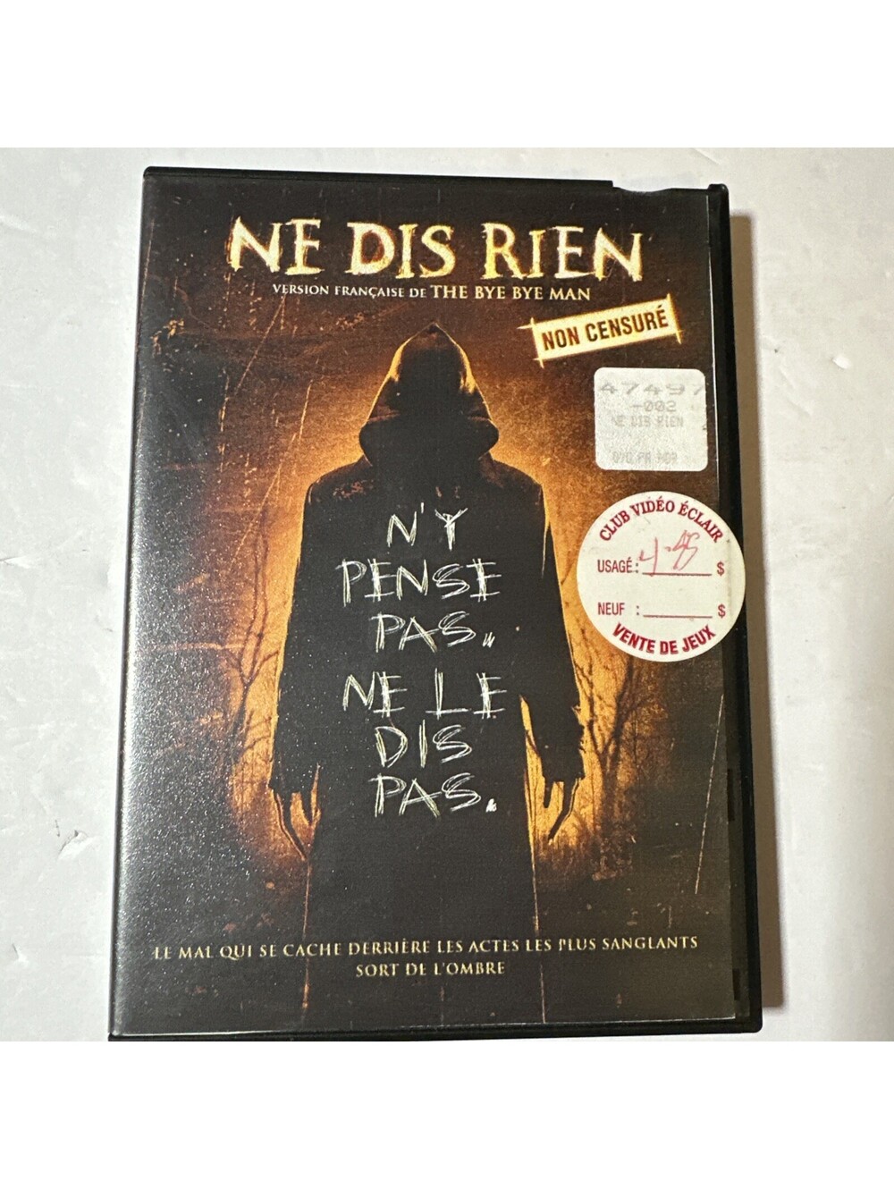The Bye Bye Man - Ne Dit Rien (DVD) Film (bilingue ANG-FR)